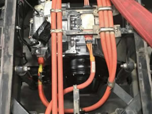 Eixo traseiro elétrico (ponte integrada)