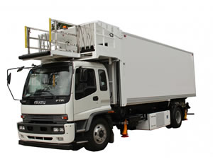 Caminhão de catering para aeronaves